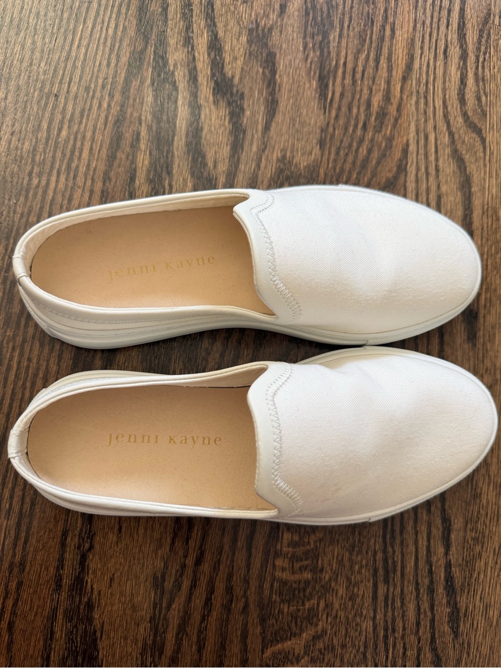 Jenni Kayne Slip-On Canvas Slider Sneakers - White NEW - Picture 4 of 6